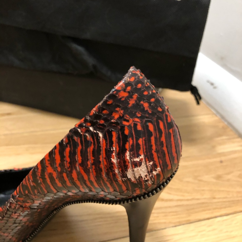 The Kooples Python Leather Pump - Picture 4 of 7
